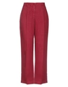 Aspesi Casual Pants In Brick Red
