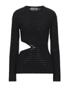 Frankie Morello Sweaters In Black