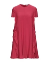 Red Valentino Short Dresses In Red
