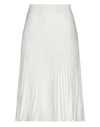 Bruno Manetti Midi Skirts In White