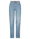 SEMICOUTURE SEMICOUTURE WOMAN JEANS BLUE SIZE 30 COTTON,42822070IW 3