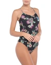 RED VALENTINO RED VALENTINO WOMAN ONE-PIECE SWIMSUIT BLACK SIZE XS POLYESTER, ELASTANE,47274141XD 4