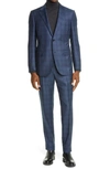 ERMENEGILDO ZEGNA PLAID WOOL SUIT,220822501-221225