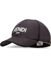 FENDI LOGO TRAPPER BASEBALL CAP