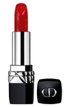 Dior Refillable Lipstick In 999 Satin