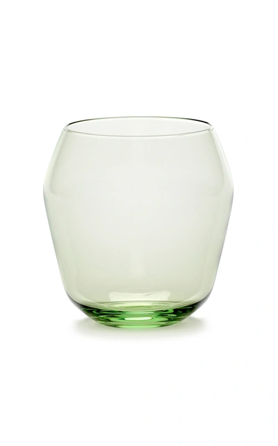 Ann Demeulemeester For Serax - Set-of-four Billie 30 Cl Tumbler - Color: Green - Material: Lead Free Crystal Glass - Moda Operand