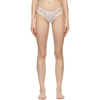 AGENT PROVOCATEUR WHITE ESSIE THONG