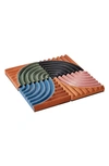 AREAWARE DUNE SET OF 4 TERRACOTTA COASTERS,BMDCM