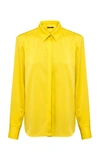 ALEX PERRY WOMEN'S KRISTEN SATIN CREPE SHIRT