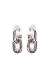 Rabanne Xl Link Double Circle Earrings In Silver