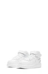 Nike Air Force 1 Mid Sneaker In White/ White