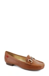 Marc Joseph New York Women's Grand Street Buckle Loafer Women's Shoes In Tan Leather