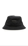 Jacquemus Le Bob Gadjo Cotton Bucket Hat In Black