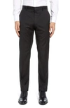HUGO BOSS GIBSON CYL FLAT FRONT SOLID SLIM FIT WOOL DRESS PANTS,5031849940100