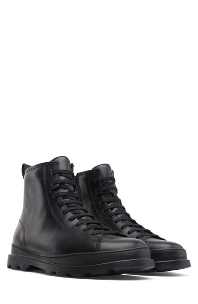 Camper Brutus Combat Boot In Black