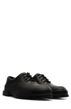 Camper Pix Plain Toe Derby In Black/black