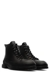 Camper Pix Lace Up Booties In Black