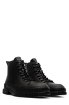 Camper Pix Leather Ankle Boots In Black