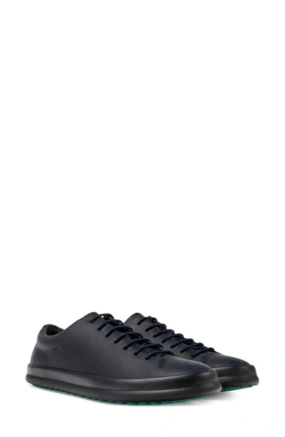 Camper Chasis Leather Sneaker In Navy