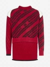 GIVENCHY ALL-OVER LOGO WOOL MULTILAYER jumper