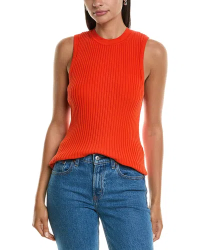 3.1 Phillip Lim 3. Phillip Lim Pointelle Rib Tank In Orange