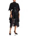 3.1 Phillip Lim 3.1 Philip Lim Sequin Lace Mock Nec In Black Multi