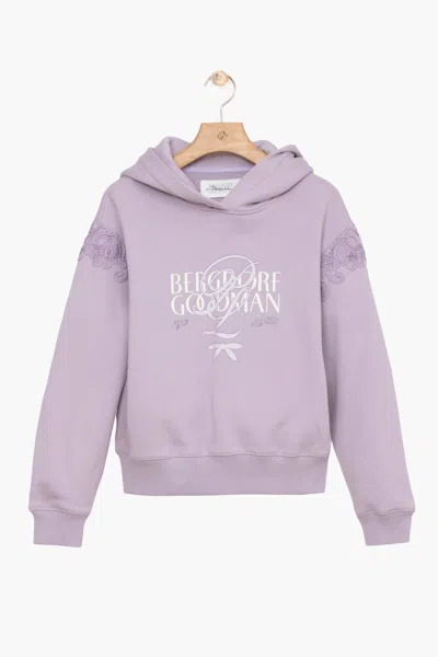 3.1 Phillip Lim 3.1 X Bg Exclusive Script Logo Hoodie In Purple