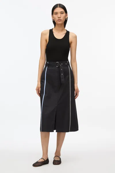 3.1 Phillip Lim 3.1 X Shopbop A-line Belted Utility Skirt In Animal Print
