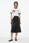 3.1 Phillip Lim 3.1 X Shopbop Ringer Tee In Black