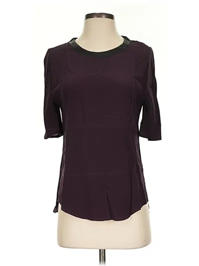 Pre-owned 3.1 Phillip Lim 3/4 Sleeve T-shirt In Burgundy