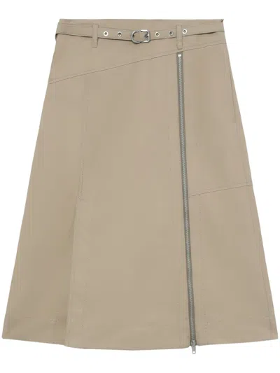 3.1 Phillip Lim A-line Skirt In 褐色