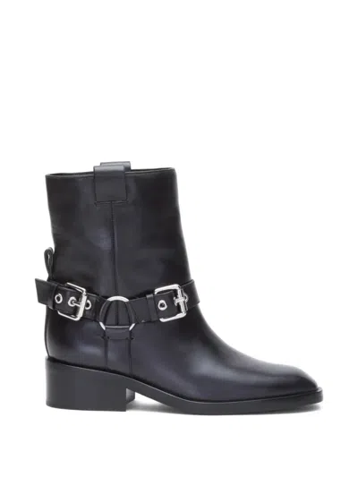 3.1 Phillip Lim Alexa Leather Moto Boots In Black