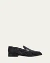 3.1 Phillip Lim Alexa Macrame Leather Loafers In Black