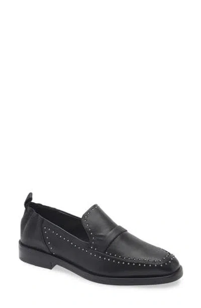 3.1 Phillip Lim Alexa Microstud Leather Penny Loafer In Black