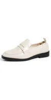 3.1 Phillip Lim Alexa 25mm Leather Loafers In Chalk