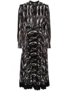 3.1 Phillip Lim All-over Graphic Print Dress In Es241 Espresso Multi