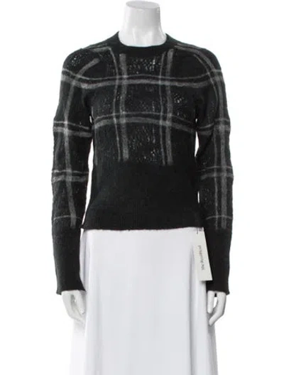 Pre-owned 3.1 Phillip Lim Alpaca Plaid Print Sweater W/ Tags In Green
