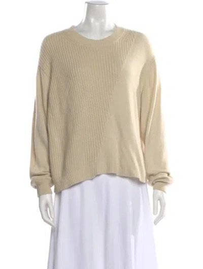 Pre-owned 3.1 Phillip Lim Alpaca Scoop Neck Sweater In Neutral