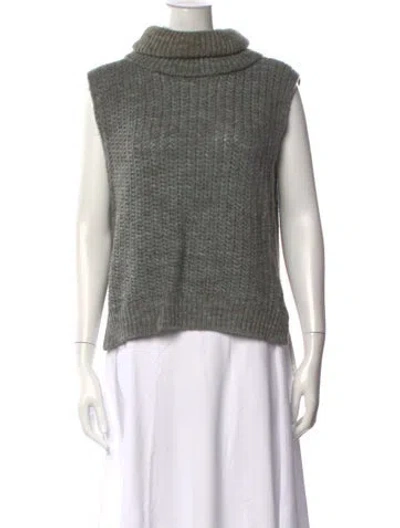 Pre-owned 3.1 Phillip Lim Alpaca Turtleneck Sweater In Gray