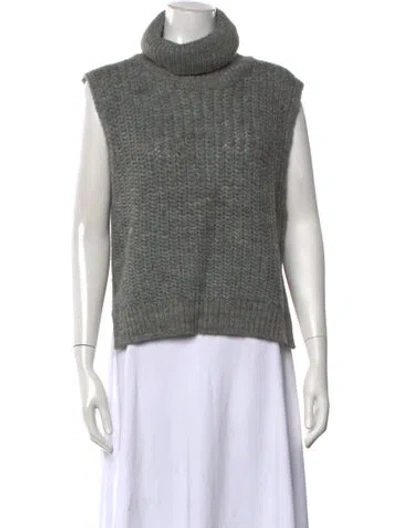 Pre-owned 3.1 Phillip Lim Alpaca Turtleneck Sweater In Grey