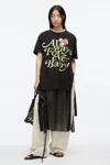 3.1 Phillip Lim Always Forever Baby Tee Dress In Blk Multi