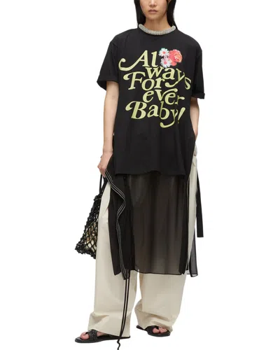 3.1 Phillip Lim Always Forever Baby T-shirt In Black