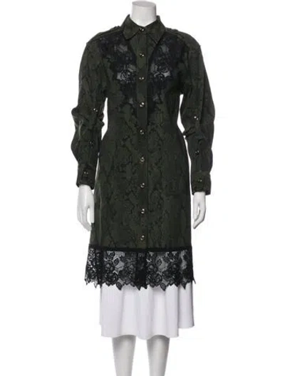 Pre-owned 3.1 Phillip Lim Animal Print Jacket W/ Tags In Green