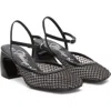 3.1 Phillip Lim Ankle Strap Crescent Heel Pump In Black