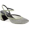 3.1 Phillip Lim Ankle Strap Crescent Heel Pump In Sage