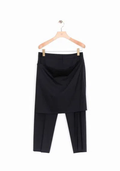 3.1 Phillip Lim Apron Lightweight Wool Pant In Black