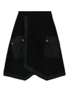 3.1 Phillip Lim Asymmetric-design Midi Skirt In Black