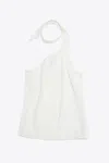 3.1 Phillip Lim Asymmetric Tank With Neck Ties In White