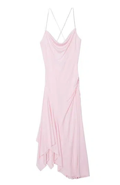 3.1 Phillip Lim Asymmetrical Knit Dress In Pink