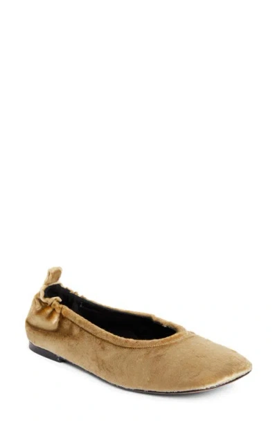 3.1 Phillip Lim Ballet Flat In Gold
